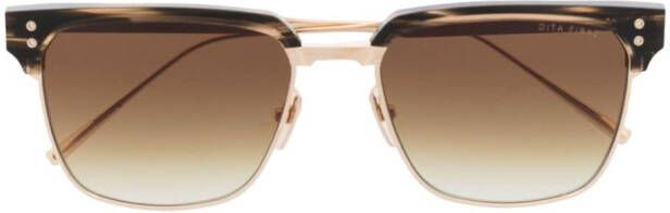 Dita Eyewear Zonnebril met kleurverloop Goud