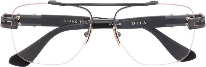 Dita Eyewear Zonnebril met piloten montuur Grijs