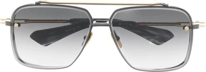 Dita Eyewear Zonnebril met piloten montuur Zwart