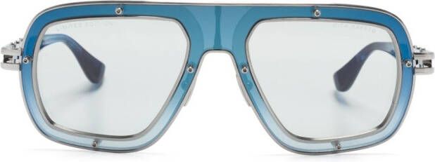 Dita Eyewear Zonnebril met rond montuur Zilver