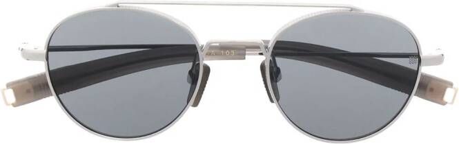 Dita Eyewear Zonnebril met rond montuur Zilver
