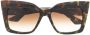 Dita Eyewear Zonnebril met vierkant montuur Bruin - Thumbnail 1