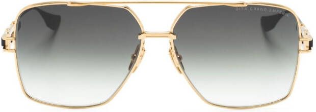 Dita Eyewear Zonnebril met vierkant montuur Goud