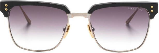 Dita Eyewear Zonnebril met vierkant montuur Goud