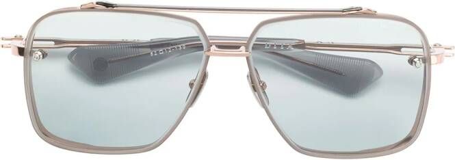 Dita Eyewear Zonnebril met vierkant montuur Grijs
