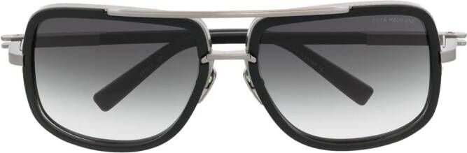 Dita Eyewear Zonnebril met vierkant montuur Zilver