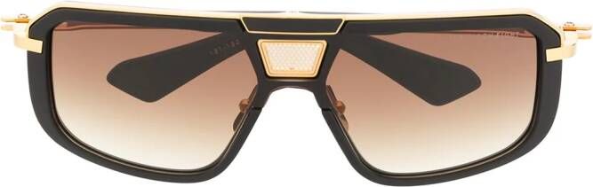 Dita Eyewear Zonnebril met vierkant montuur Zwart