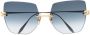 Dita Eyewear Zonnebril met vlinder montuur Zwart - Thumbnail 1