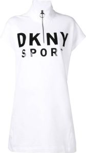 DKNY Jurk met korte mouwen Wit
