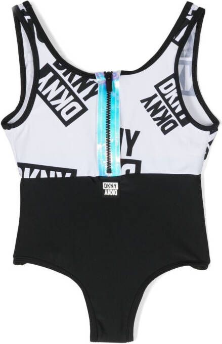 Dkny Kids Badpak met logoprint Wit