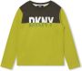 Dkny Kids Sweater met colourblocking Groen - Thumbnail 1