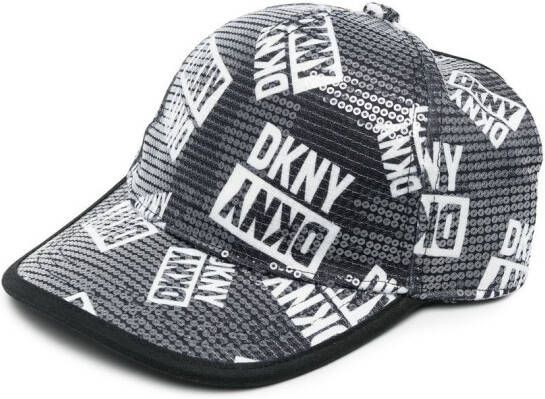 Dkny Kids Honkbalpet met logoprint Zwart