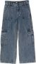 Dkny Kids Jeans met wijde pijpen Blauw - Thumbnail 1