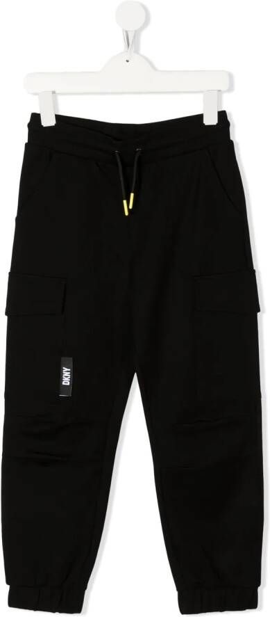 Dkny Kids Joggingbroek met cargo zak Zwart