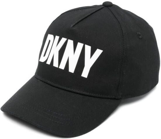 Dkny Kids Pet met logopatch Zwart