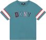 Dkny Kids T-shirt met logopatch Blauw - Thumbnail 1