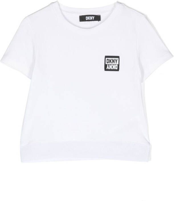 Dkny Kids T-shirt met logopatch Wit