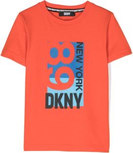 Dkny Kids T-shirt met logoprint Rood