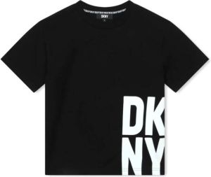 Dkny Kids T-shirt met logoprint Zwart