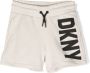 Dkny Kids Shorts met logoprint Beige - Thumbnail 1