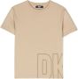 Dkny Kids T-shirt met logoprint Beige - Thumbnail 1