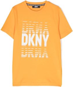 Dkny Kids T-shirt met logoprint Oranje