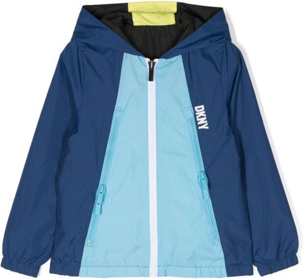 Dkny Kids Omkeerbaar windjack Blauw