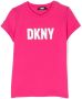Dkny Kids T-shirt met logoprint Roze - Thumbnail 1