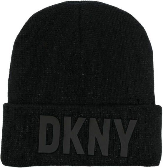 Dkny Kids Muts met logoprint Zwart