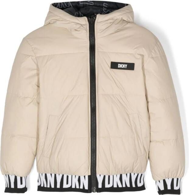 Dkny Kids Omkeerbaar jack Beige