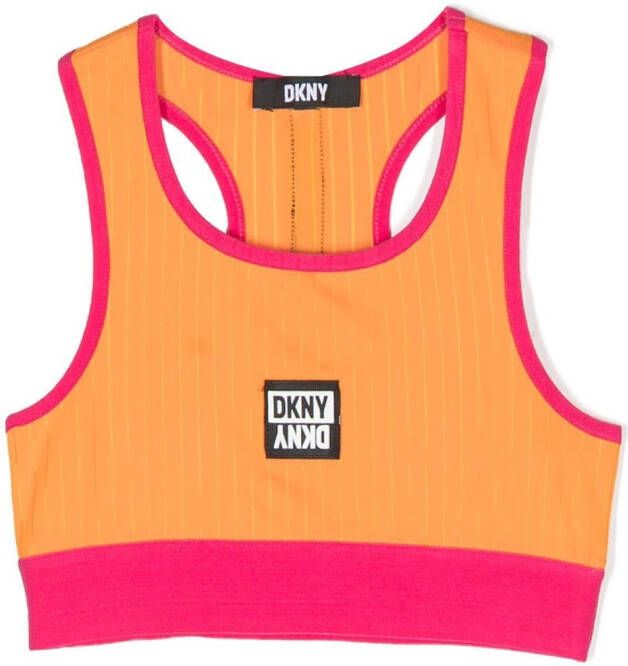 Dkny Kids Cropped onderhemd Oranje