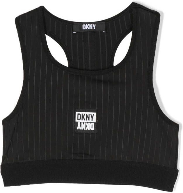 Dkny Kids Onderhemd met logoprint Zwart