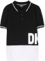 Dkny Kids Poloshirt met logoprint Zwart - Thumbnail 1