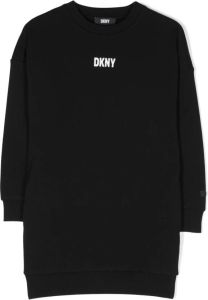 Dkny Kids Sweaterjurk met logoprint Zwart