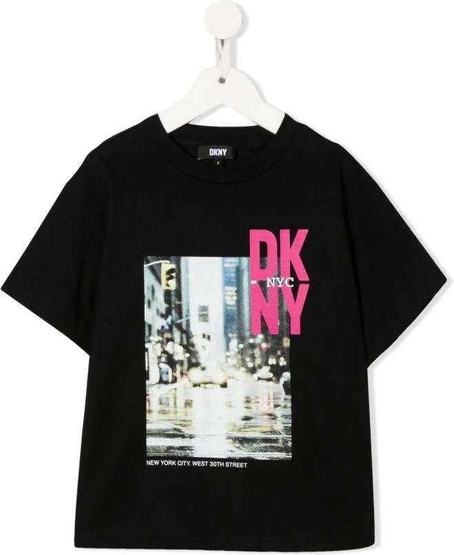 Dkny Kids T-shirt met korte mouwen Zwart