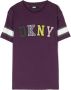Dkny Kids T-shirt met logopatch Paars - Thumbnail 1