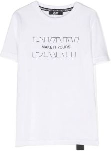 Dkny Kids T-shirt met logoprint Wit