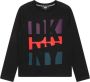 Dkny Kids T-shirt met logoprint Zwart - Thumbnail 1