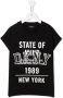 Dkny Kids T-shirt met logoprint Zwart - Thumbnail 1