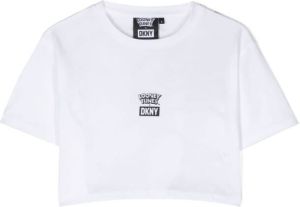 Dkny Kids x Looney Tunes cropped T-shirt Wit