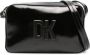 DKNY Crossbodytas met logoplakkaat Zwart - Thumbnail 1