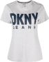 DKNY T-shirt met logoprint Grijs - Thumbnail 1