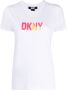 DKNY T-shirt met logoprint Wit - Thumbnail 1
