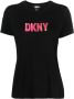 DKNY T-shirt met logoprint Zwart - Thumbnail 1