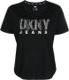DKNY T-shirt met logoprint Zwart - Thumbnail 1