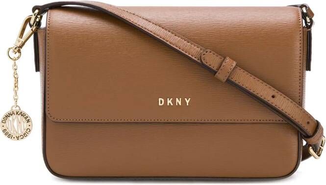 DKNY logo shoulder bag Bruin