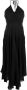 DKNY Maxi-jurk met gekreukt effect Zwart - Thumbnail 1