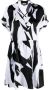 DKNY Midi-jurk met grafische print Zwart - Thumbnail 1