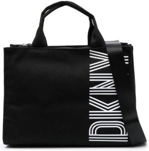 DKNY Noa shopper met logoprint Zwart