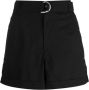 DKNY Shorts met ceintuur Zwart - Thumbnail 1